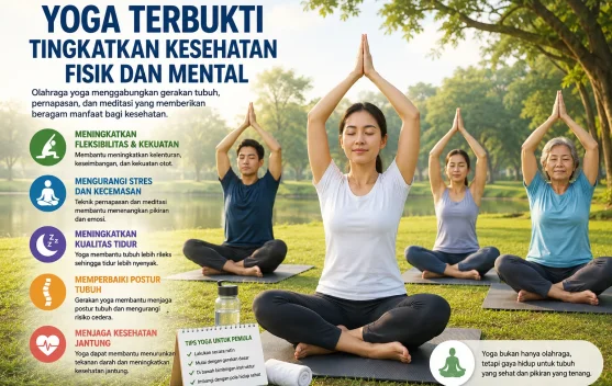 Yoga Jadi Tren Sehat, Ini Fakta Manfaatnya bagi Tubuh dan Pikiran