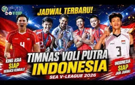 Jadwal Pertandingan Voli leg 1 SEA V Cup Putra Tahun 2026