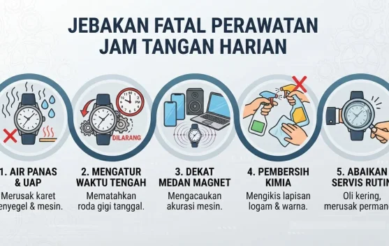 Jebakan Fatal Perawatan Jam Tangan Harian