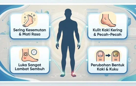 Tanda Diabetes Ternyata Bisa Muncul di Kaki