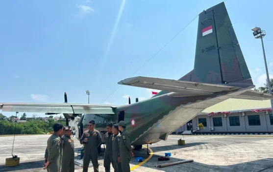 Tiga Pesawat TNI AU Perkuat Operasi Modifikasi Cuaca di Kalimantan
