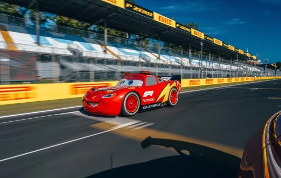 Lightning McQueen Hadir di Sirkuit Monza