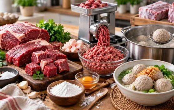 Rahasia Bakso Kenyal, ternyata Ada pada Protein Daging