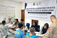 Polresta Barelang Gelar Pemeriksaan Kesehatan Gratis Bagi Warga Binaan Rutan