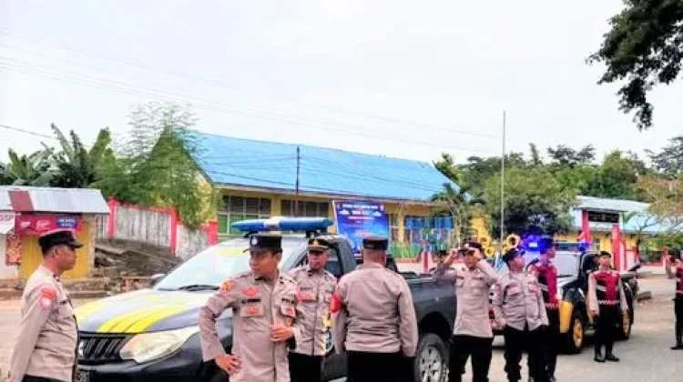 Antisipasi Perang Sarung, Polres Buton Patroli Preventif