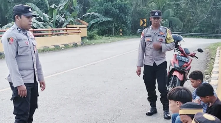Cegah Balapan Liar Subuh, Polsek Ambuau Indah Perkuat Patroli
