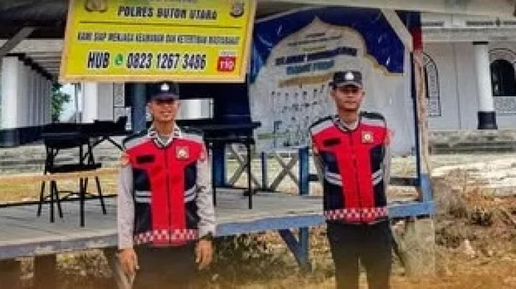 Kapolres Buton Utara Dirikan Pos Pantau di Titik Strategis
