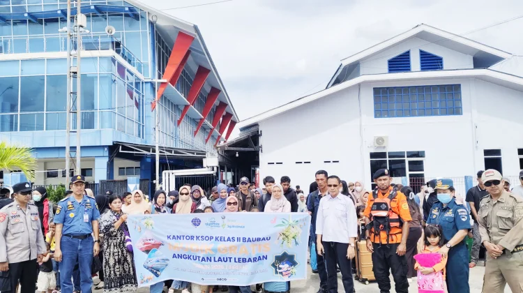 KSOP Baubau Resmi Melepas Program Mudik Gratis Angkutan Laut Lebaran