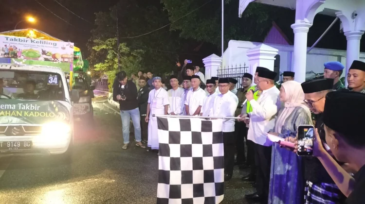 Pawai Takbir Keliling 43 Kelurahan Meriahkan Idul Fitri 1447 H