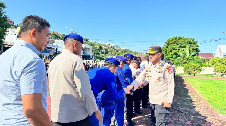 Halalbihalal Polres Baubau Perkuat Soliditas usai Lebaran