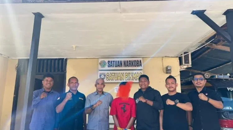 Satresnarkoba Polres Baubau Amankan Belasan Paket Sabu di Penginapan