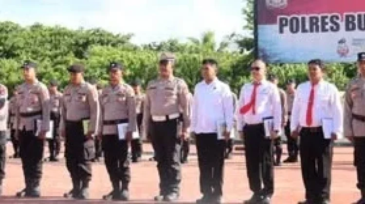 Kapolres Butur Tekankan Loyalitas dan Disiplin