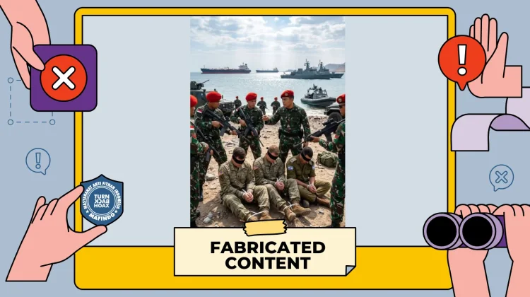 Hoaks! TNI Kepung Tentara AS-Israel di Selat Hormuz