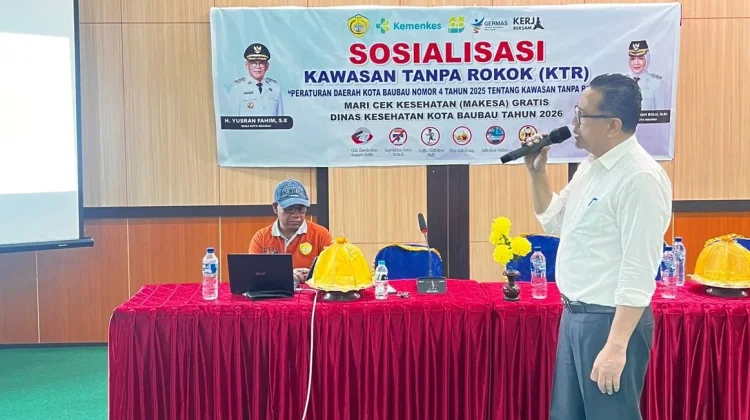 Dinkes Baubau Gandeng Kampus Sosialisasi KTR dan Pencegahan HIV/AIDS