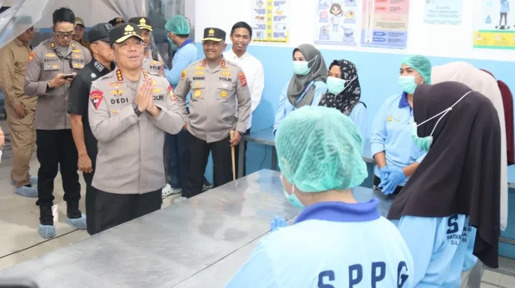 SPPG Polres Baubau Layani 2.063 Penerima Manfaat