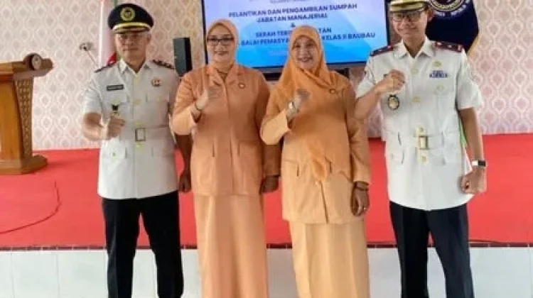 Mustar Taro Resmi Pimpin Bapas Baubau