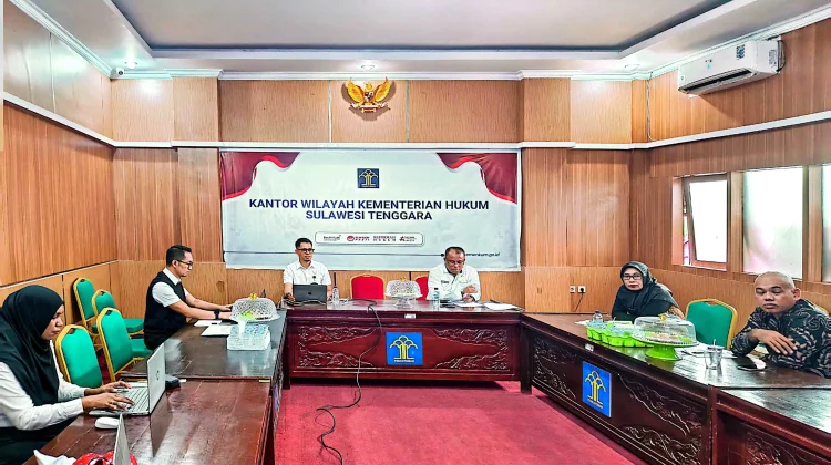Kanwil Kemenkum Sultra Perkuat Raperda Penanaman Modal Baubau