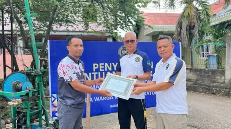 Kolaborasi Pemasyarakatan Hadirkan Air Bersih Warga Katobengke
