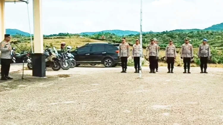 Kapolres Buton Touring Kamtibmas di Lapandewa