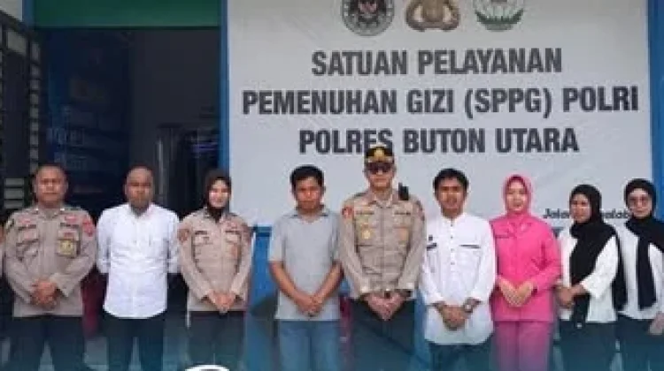 Pastikan Gizi Terjaga Kapolres Butur Turun Cek Dapur SPPG