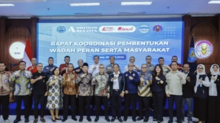 BNN Gelar Rakor Pembentukan Wadah PSM Lawan Narkotika