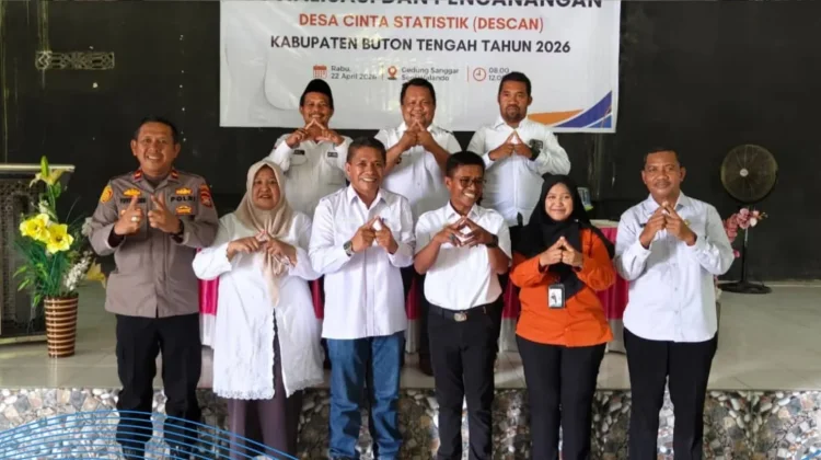BPS Buton Tengah Canangkan Desa Cinta Statistik 2026