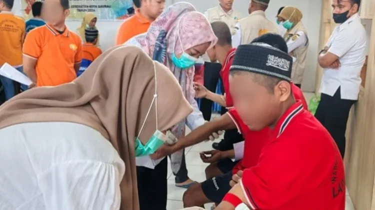 Ratusan WBP Lapas Baubau Ikuti Pemeriksaan HIV/AIDS dan IMS