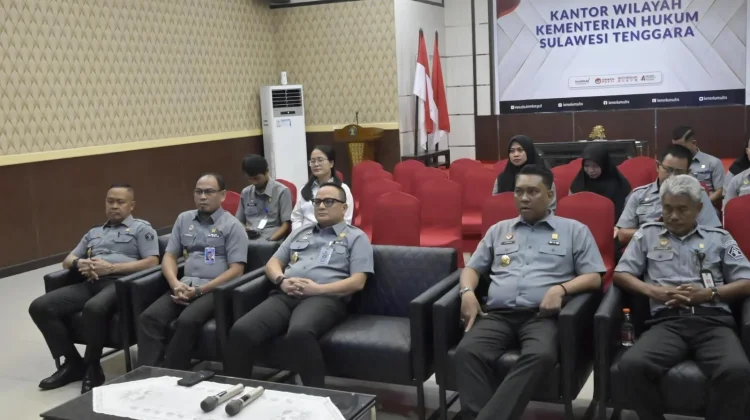 Kakanwil Kemenkum Sultra Ikuti Evaluasi ZI menuju WBK-WBBM