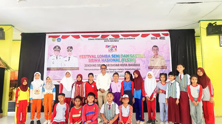 FLS3N Baubau Tuntas, Nyanyi Solo SDN 3 Raih Juara Pertama
