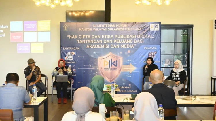 Kanwil Kemenkum Sultra Perkuat Perlindungan Hak Cipta Digital