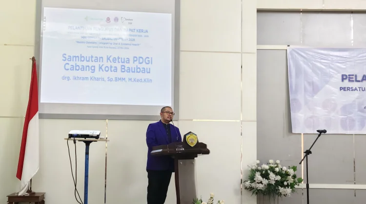 PDGI Baubau Ajak Organisasi Profesi Perkuat Kolaborasi Kesehatan