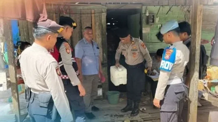 Operasi Pekat Anoa Polres Buton Utara Sita 20 Liter Miras Ilegal