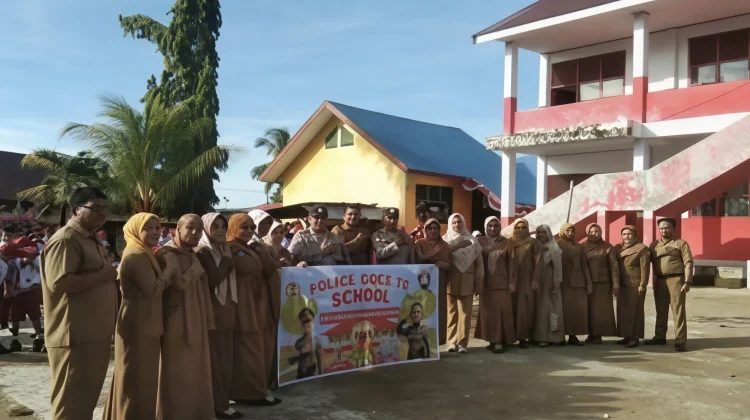 Polres Buton ke Sekolah Edukasi Siswa SDN 45 Buton