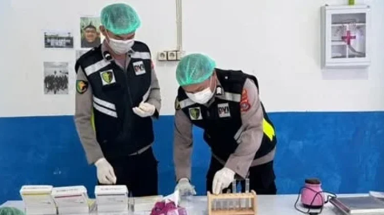 Sidokkes Polres Butur Pastikan Menu MBG Aman Konsumsi