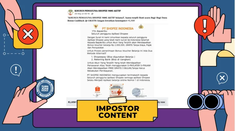 Hoaks! Tautan Klaim Voucher Cashback Shopee Beredar di Media Sosial