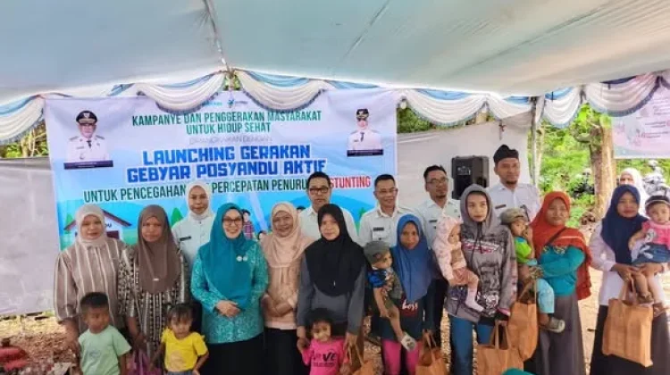Pemkot Baubau Luncurkan Gebyar Posyandu Aktif