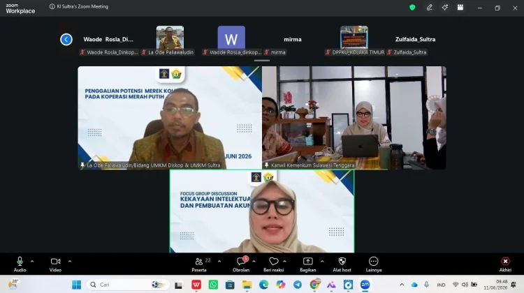 Kemenkum Sultra Dorong Perlindungan Merek Kolektif Produk Unggulan