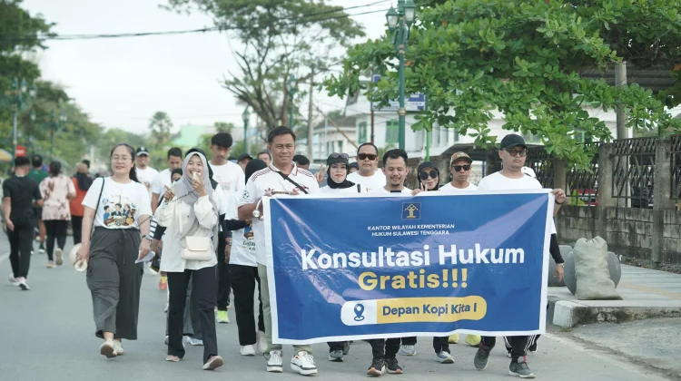 Kemenkum Sultra Gelar Penyuluhan Hukum Gratis kepada Masyarakat