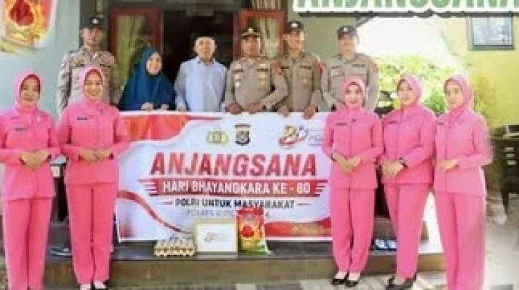 Polres Buton Utara Anjangsana ke Purnawirawan dan Warakawuri