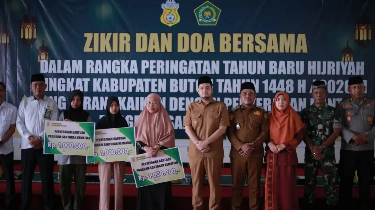 Santunan Duka Jadi Wujud Kepedulian Pemkab Buton kepada Warga