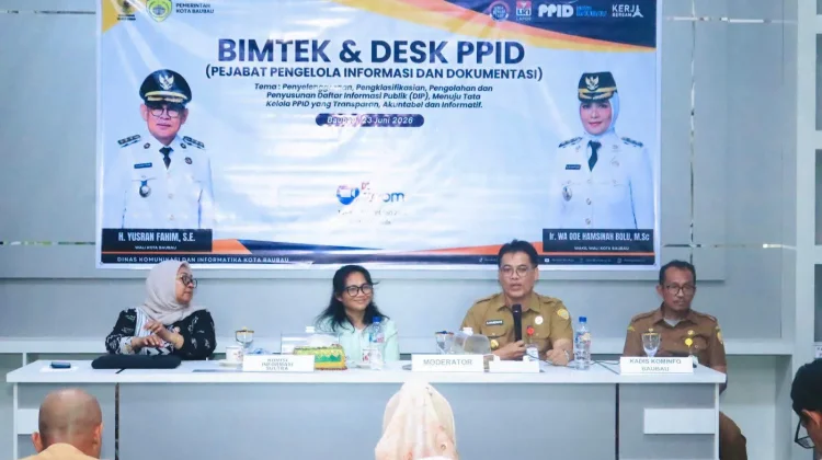 Targetkan Kota Informatif 2026, Baubau Percepat Klasifikasi Informasi