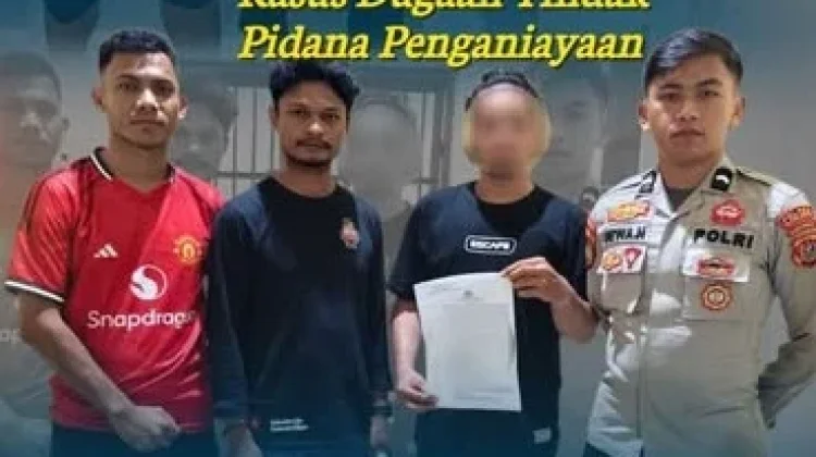 Polres Butur  Tahan Dua Tersangka Penganiayaan Aksi di Kantor Dinas Pendidikan