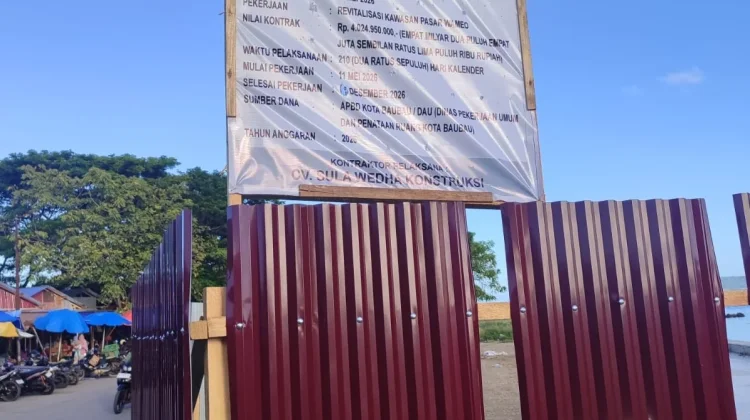 Pemkot Baubau Kucurkan Rp4 Miliar Revitalisasi Pasar Wameo