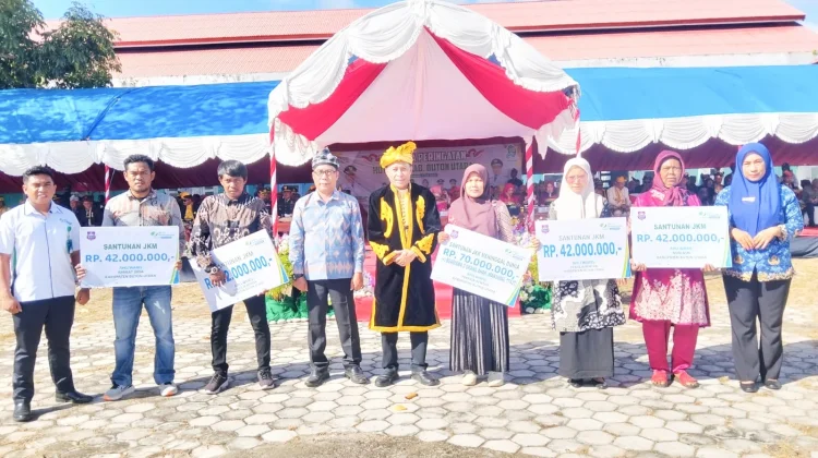 HUT Butur ke-19, Bupati Serahkan Santunan BPJS Ketenagakerjaan