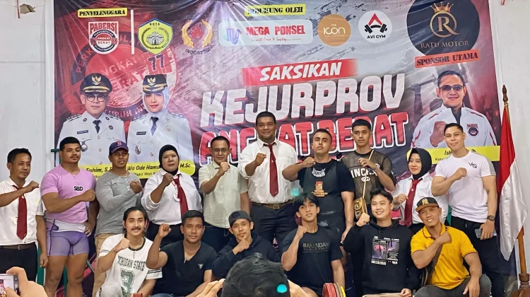 Kejuprov Angkat Berat Digelar di Baubau, Jadi Ajang Pembinaan Atlet