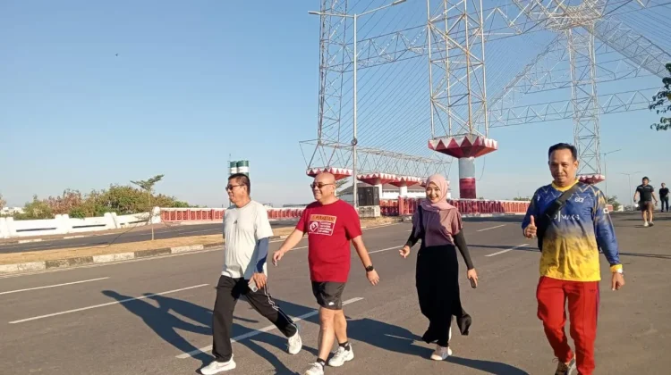 Semarakkan Hari Pajak, KPP Madya Makassar Gelar Virtual Run