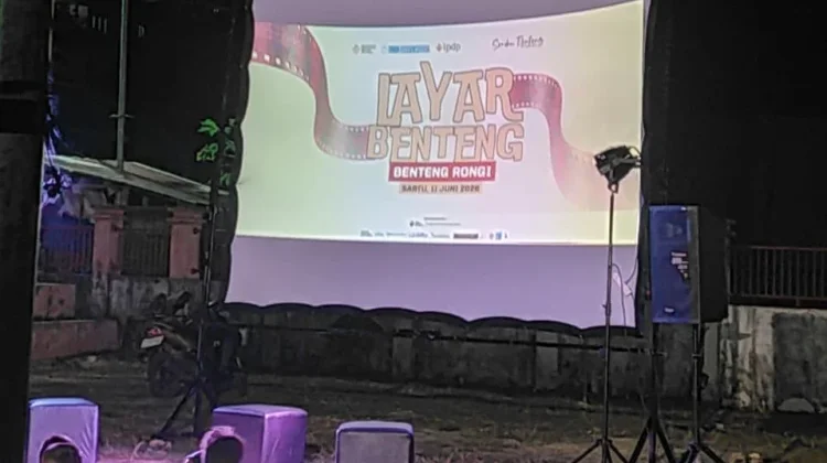 Layar Benteng Hadirkan Bioskop Rakyat di Desa Sandang Pangan