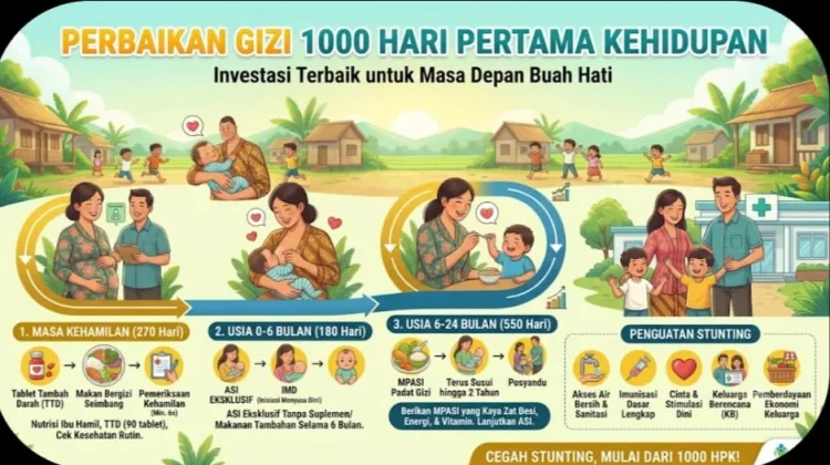 Gizi Optimal Seribu HPK Dukung Tumbuh Kembang Anak