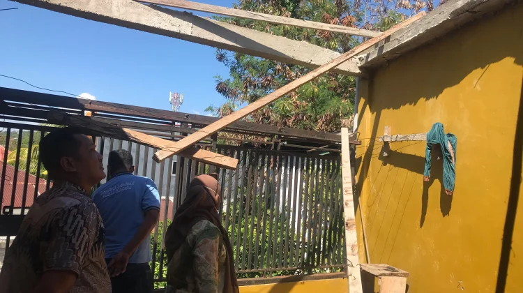 Angin Kencang Rusak Atap Rumah Warga, BPBD Pastikan Nihil Korban