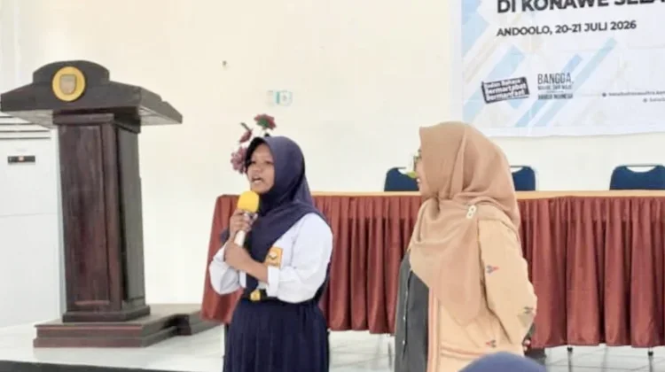 Balai Bahasa Sultra Latih Ratusan Siswa SMP Konawe Selatan Membaca Cepat